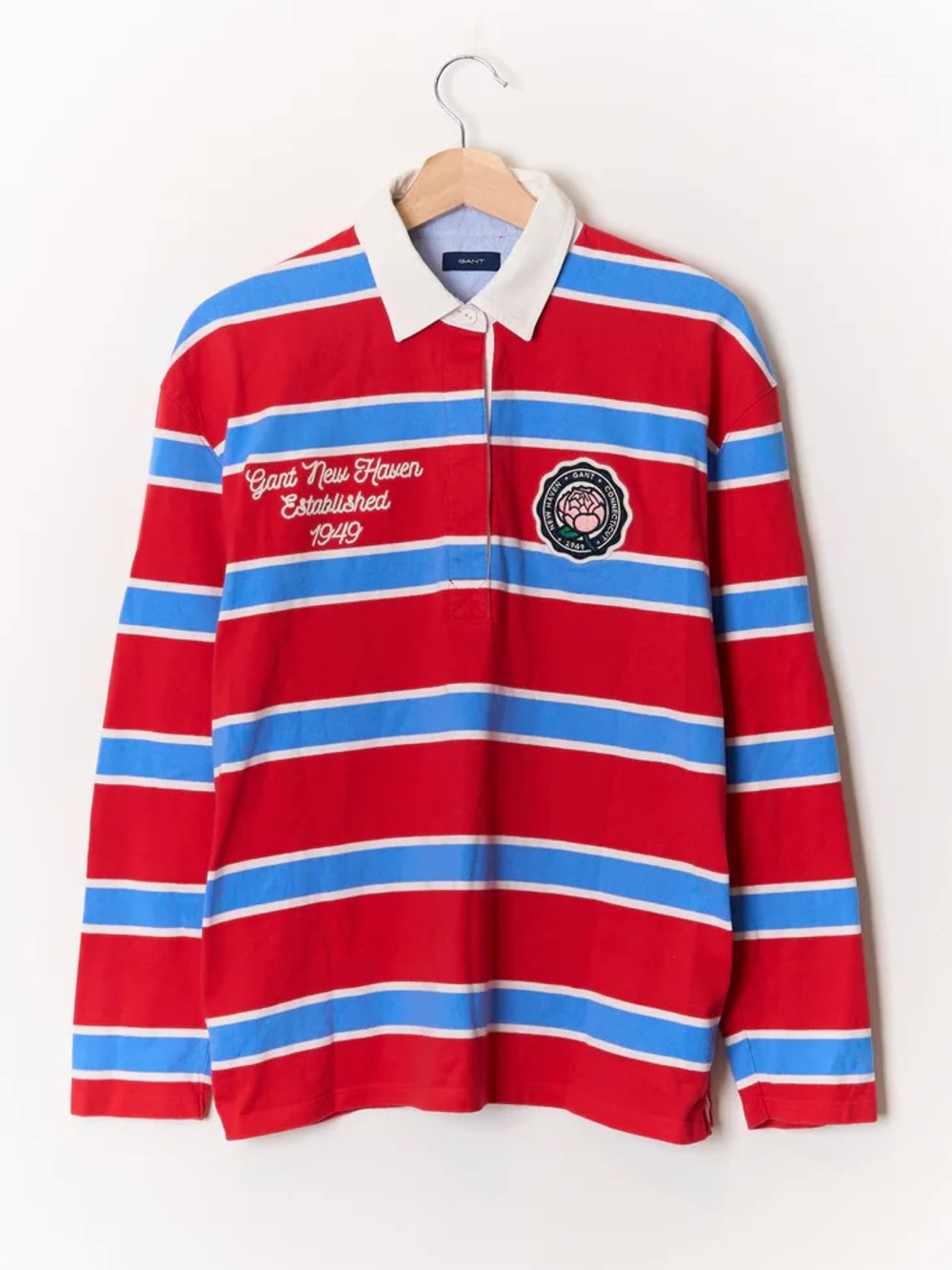 Gant Striped Rugby Polo Longsleeve
